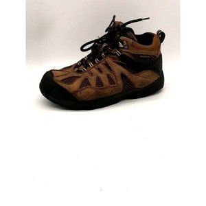 Carolina 4x4 Mens Hiking‎ Boots Brown Leather Waterproof Mid Top Athletic Shoe 6